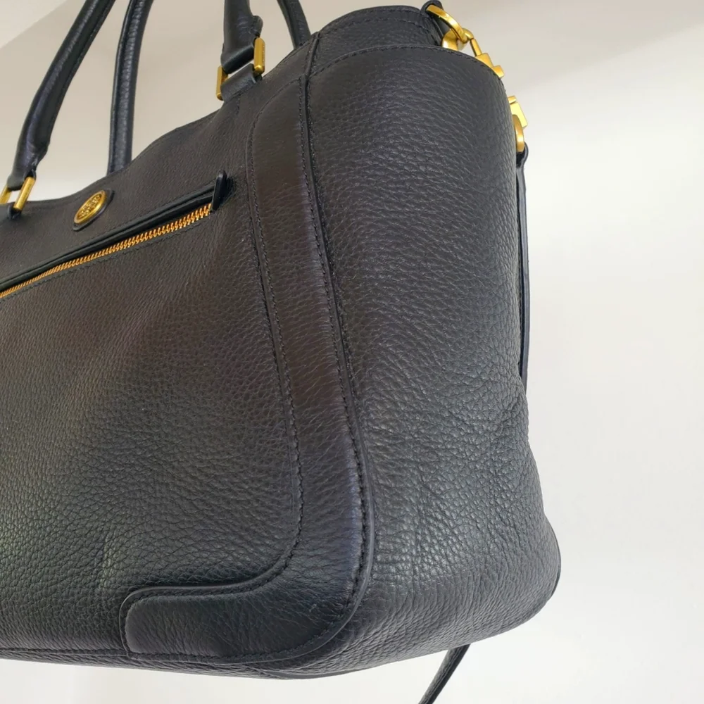 Tory Burch Black Francis Satchel / Crossbody Bag